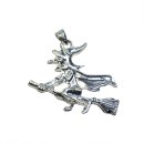 Silberhexe Anhänger 925 versilbert & rhodiniert...