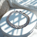 Massives 925 Silber Panzerarmband 9mm | Unisex...