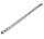 Massives 925 Silber Panzerarmband 9mm | Unisex Silberarmband 21,5cm