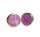 Samira - karibische  Silber Opal Ohrringe Rose