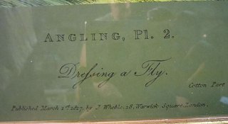 Engl. Glasdruckmalerei Angling Pl 2 -  1827