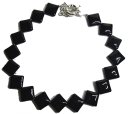 Square of Darkness - extravagante Achat Kette / Collier -...