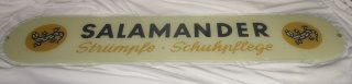 TOP Raritt - Salamander Schild Verkaufsschild - 50er Jahre