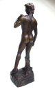 Bronzefigur „David“ von Michelangelo – Reproduktion der Renaissance-Skulptur (1501–1504)