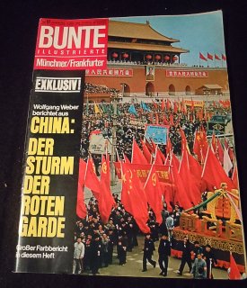 Bunte Zeitschrift Zeitung Illustrierte 05. Okt. 1966 - Sturm der roten Garde