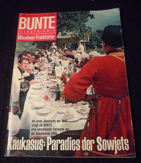 Bunte Zeitschrift Zeitung Illustrierte 10. Nov. 1965 - Paradies der Sowjets