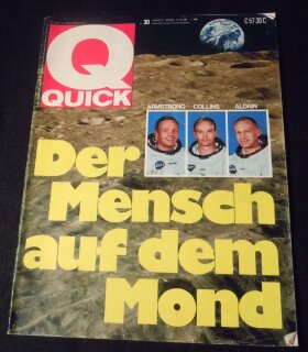 QUICK Zeitschrift Zeitung Illustrierte 23. Juli 1969 - Der Mensch auf dem Mond