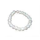 Fein gewirktes Perlen-Armband aus perlweißen Süßwasserperlen – Eleganz für jeden Anlass
