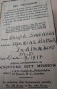Orig. US White House Taschen Bibel bebildert & signiert 1917