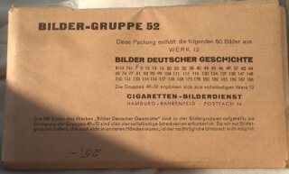 50 Sammelbilder Bilder deutscher Geschichte Gr.52