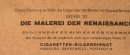 20 Sammelbilder Die Malerei der Renaissance Gr.39