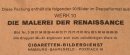 20 Sammelbilder Die Malerei der Renaissance Gr.40