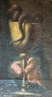 Kloster Gemälde Apostel Johannes Mitte 17.Jhd.