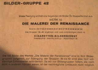 20 Sammelbilder Die Malerei der Renaissance Gr.42