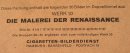 20 Sammelbilder Die Malerei der Renaissance Gr.43