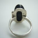 Eleganter Sterling Silber Onyx Art Deco Ring mit Markasiten RG54