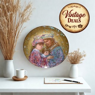 Edna Hibel Sammelteller „David, Bathsheba & Solomon“ – Rosenthal Porzellan 1980