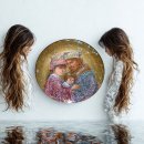 Edna Hibel Sammelteller „David, Bathsheba & Solomon“ – Rosenthal Porzellan 1980