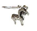 Bock Ohrringe Hänger aus Silber – Widder & Geißbock Motiv in 3D-Optik