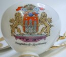 Mocca Tasse - Hagenbeck Hamburg - Wappen - Hutschenreuther 30er Jahre