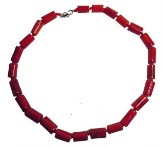 DEEP Red Coral - Korallen Collier L45