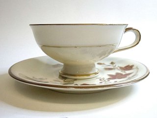 Mocca Tasse - Bltendekor - Winterling 40er Jahre