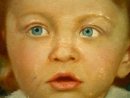 Gründerzeit Kinderportrait Tempera auf Holz um 1890