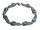 Samira - karibisches Silber Opal Sandalen Armband White Sand