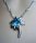 Samira -  Opal Silber Anhänger Caribian Palm mit Kette