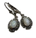 Noblesse - Opal Jugendstil Hänge Ohrringe mit...