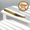 Historismus Brieföffner aus Bein mit Messing...