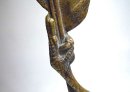 Adlerkralle Bronze Brieföffner mit Petschaft um 1910/1920