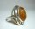 925 Silber ART DECO Ring mit Bernstein Handarbeit um 1925