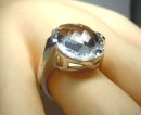 Zeitlos moderner Silber Designer Ring mit Bergkristall RG50