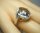 Zeitlos moderner Silber Designer Ring mit Bergkristall RG50