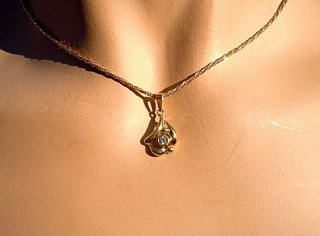 333 Gold Anhnger mit Zirkonia