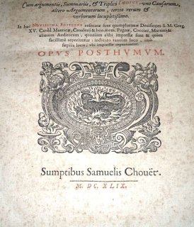 Ppstliche Rota Latein in Leder geb. a.d.Vatikan von 1649 restauriert