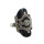 Eleganter Sterling Silber Onyx Art Deco Ring mit Markasiten RG56