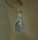 ART DECO Peridot 925 Silber Hänge Ohrringe mit Markasiten
