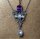 Pforzheimer Jugendstil-Collier aus 925 Silber mit Amethyst & Perlen – Handarbeit