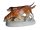 Royal Dux Porzellanfigur Jagdhunde – Handbemalte Tierfigur aus Czechoslovakia, 32 cm