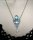 Traumhaftes Jugendstil Collier mit Aquamarin & Perlen | Handgefertigter 925 Silber Halsschmuck aus Pforzheimer Manufaktur