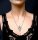 Traumhaftes Jugendstil Collier mit Aquamarin & Perlen | Handgefertigter 925 Silber Halsschmuck aus Pforzheimer Manufaktur