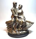 Italienische Silber Figurine Romeo & Julia –...