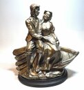 Traumhafte Italienische Silber Figurine DIE LIEBENDEN Romeo & Julia