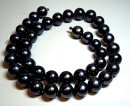 Wechselschließensystem Collier Tahitiperle schwarz 10 mm