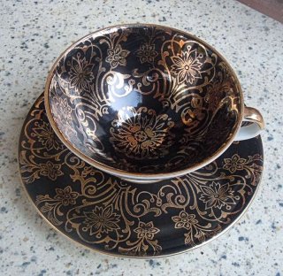 2 tlg. Sammelgedeck Espresso Mocca Tasse Gareis & Khnel