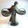 Jugendstil Figurine Marketenderin um 1900 bronziert