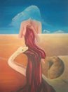 Surrealistisches Ölgemälde "Traumhafte...