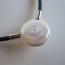 Keshi Perlen Collier am Naturkautschukband – AAA Naturton, Handarbeit aus Deutschland